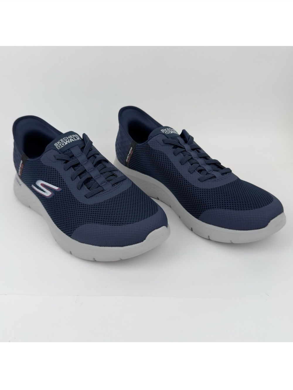 Skechers GO WALK Flex Hands Up Slip-ins Navy Men's 13 Extra Wide 216324WW